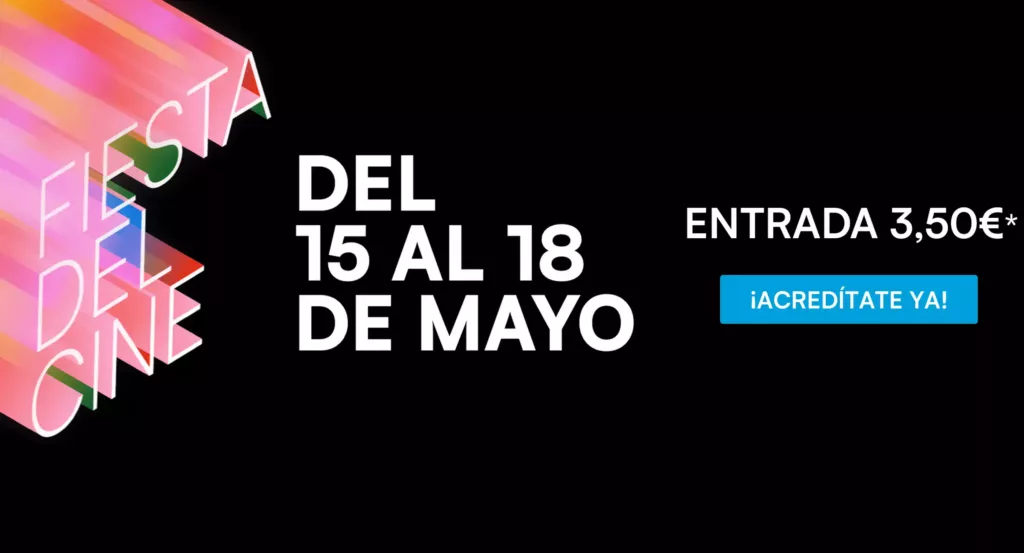 Cartel oficial de la fiesta del cine, edición 2023.