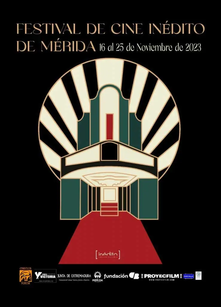 Cartel de la dieciocho edición del Festival de Cine Inédito de Mérida
